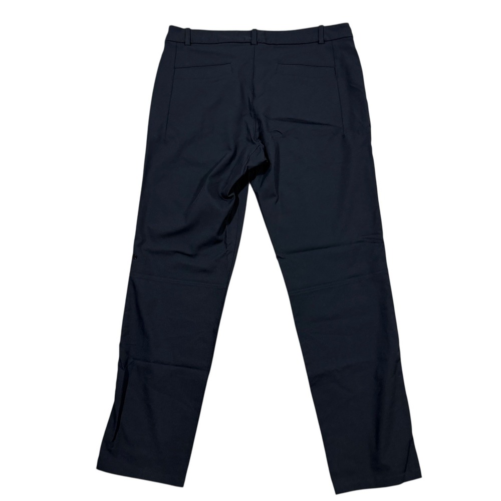 Lululemon Mens Commission Slim Fit Dress Pants Trousers 36x32 Black Golf Slacks - Picture 3 of 14